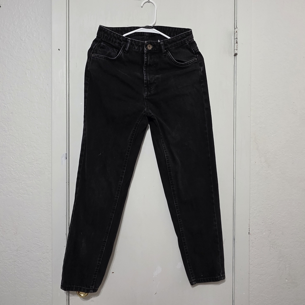 Zara Trafaluc Black Straight Jeans | USA 04 | Like New